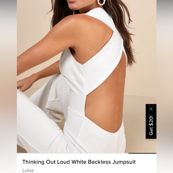 NWT Lulu’s Thinking Out Loud Jumpsuit - Picture 6 of 6